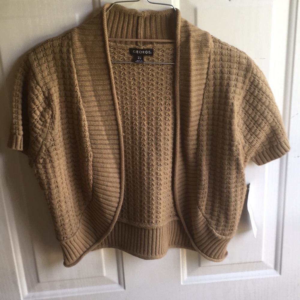 Tan sweater vest